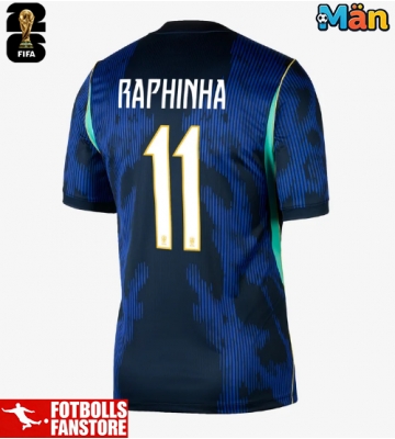 Brasilien Raphinha Belloli #11 Bortatröja VM 2026 Kortärmad